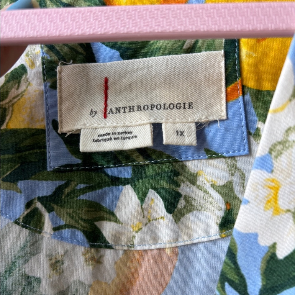 Anthropologie Lemon Print Maxi Dress - Picture 4 of 5
